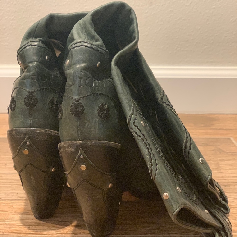 Something Blue, Christian Dior Cowboy boots